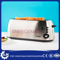 2 pcs bread baking machine Stainless household toaster