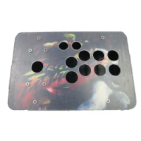 Cdragon Arcade Joystick Case Acrylic Material Plastic Box Arcade Stick Kits Replacement Part 10 Buttons Easy To Install Diy Sets