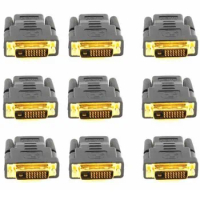 500pcs/lot 24+1 DVI Male to HDMI-compatible Female adapter Gold-Plated NEW M-F Converter For HDTV LCD New Arrival