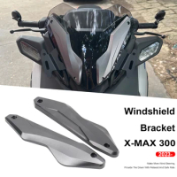 XMAX 300 New Windshield Bracket For Yamaha X-MAX 300 X-MAX300 XMAX300 2023 2024 Motorcycle Windscreen Holder Mount Kit