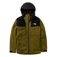 【The North Face】男 DryVent兩件式防水化纖雪衣外套《橄欖綠》3M4M/防水外套/防風外套(悠遊山水)
