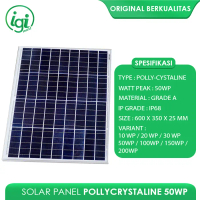 SOLAR PANEL 50w / SOLAR CELL 50watt / PANEL SURYA GH 50WP POLY INSCOM