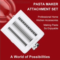For KitchenAid 3 in 1 Spaghetti Fettuccine Healthy Homemade Pasty Noodle Maker Cutter Wide Dough Roller Attachment Pasta Maker