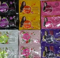 Shampoo Sampo Sachet Renceng Sunsilk Soft & Smooth, Black Shine, Conditioner Halus Lembut, Hitam Ber