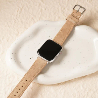 【W.wear】Apple Watch Series 8/7/6/5/4/SE/Ultra-麂皮蘋果錶帶(蘋果錶帶/海沙杏/馬鞍棕)