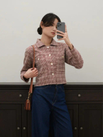 Blazer Tweed Wanita | Haerin Blazer | Hulm Terlaris