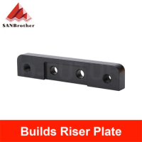 Durable Black Metal Aluminum C-Beam Riser Plates for C-Beam Linear Rail System Machine 3D Printer Parts