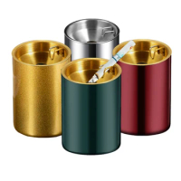 Windproof Funnel Ashtray Easy to Separate Clean Vehicle Ashtray with Cigarette Rack Smoking Accessories Wholesale Retail