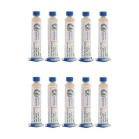 10PCS Solder Paste 100% KINGBO RMA-218 10CC Flux Cleaning-free Low-smoke BGA Soldering Station Commonly Used