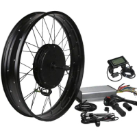 2023 electric bicycle wheel brushless hub motor ebike conversion kit with lcd display