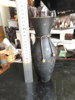 日本回流銅花瓶，印度銅花瓶，包漿老，多處輕微小脫漆，高度約2