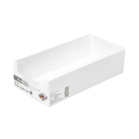 กล่องจัดเก็บอเนกประสงค์ทรงเตี้ย (L) Aurora รุ่น TG50799 ขนาด 14 x 28 x 7.5 ซม. สีขาว