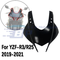 For Yamaha YZF R3 Headlight Fairings R3 2019-2021 R25 2019-2021 Head Fairing Nose Front Injection Fairing Set Matte Black