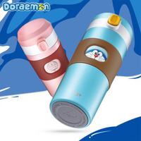 【Doraemon 哆啦A夢】哆啦A夢 316不銹鋼 茶濾網 防滑靜音 保溫杯 水杯