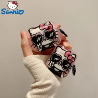 Korean Cute Hello Kitty Airpods Case For Airpods 1 2 3 Generation Pro Pro2 Trendy Shell Fashion Cartoon Sanrio Cover For Airpods