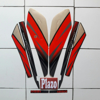 Striping motor / Stiker honda GL Max 1996 Merah