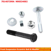 701407397C Front Suspension Eccentric Bolt &amp; Washer For VW Transporter IV T4 Bolts N90534002 M14x1.5x90
