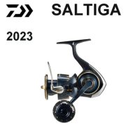 2023 NEW Original DAIWA SALTIGA 4000-H 4000-XH 5000-H 5000-XH 6000-H 6000-XH Saltwater Spinning Reel Fishing Wheel Fishing Reels
