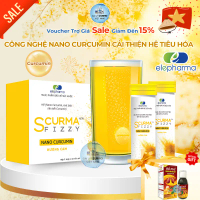 [Xuất Kèm VAT] Viên Sủi Dạ Dày Scurma Fizzy Elepharma - Hộp 2 Tuýt 20 Viên Chính Hãng