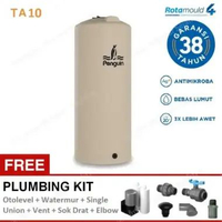 Tangki Air Ramping Penguin 1000 Liter Tandon Toren Slim TA 10 Cream