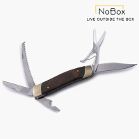 NoBox 01-0002 多功能口袋刀 Multi Tool Pocket Knife【原木色】