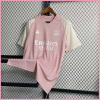 2026Lyon jersey 23-24 pink football shirt