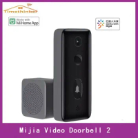 For Xiaomi Home Video Doorbell 2 Wifi Doorbellintelligent Ai Recognition 3 Days Cloud Storage Voice Change Dialogue Night Vision