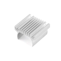 TRX4M 180 Motor Cooling Heat Sink for TRX4 TRX4-M 1/18 RC Crawler Car Upgrade Parts Accessories, Silver
