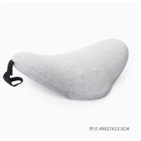 護腰枕腰墊【增寬型針織淺灰(記憶棉枕芯)】