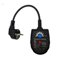 Multifunctional Electric Socket Tester Leakage Detector Portable LCD Electrical 3 Phase Polarity Checker Electric Tester