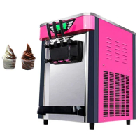 Desktop Ice Cream Making Machine Stainless Steel Soft Ice Cream Machine Promotion Price Ice Cream Maker