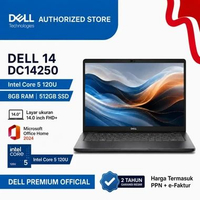 Dell 14 DC14250 - Core 5 120U 8GB 512GB UMA W11+OHS 2 Years Warranty