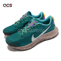Nike 慢跑鞋 Pegasus Trail 3 運動 男鞋 戶外 越野 react緩震  路跑 球鞋穿搭 綠 DA8697300