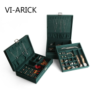 VI-ARICK首飾盒多功能項鏈耳釘收納盒大容量戒指耳飾耳環首飾品盒