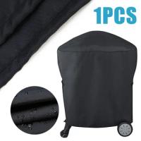 Premium Polyester BBQ Grill Cover Waterproof and Fade Resistant Perfect for Weber Q1000/Q2000 Series Gas Patio
