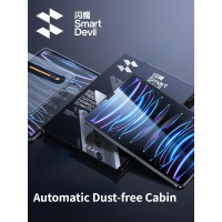 Phim Kính Cường Lực Không Bụi, SmartDevil, Dành Cho iPad Pro 2024, Bảo Vệ Màn Hình HD, Tương Thích V