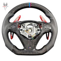 VLMCAR Private Custom Carbon Fiber Steering Wheel For BMW 3 Series E92 M3 E90 F10 F30 F32 M4 F80 F82 M5 Car Accessories Bodykit