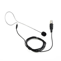 Headset Microphone Single Earhook Wireless Wireless System XLR Black Ear Hook For Shure Handsfree Headworn 1pcs