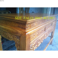 Bàn Thờ Gia Tiên Đẹp Gỗ Gụ Mẫu Mới Nhất – BT:G03