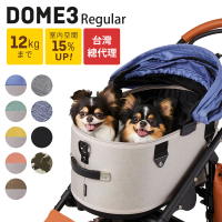 【DOCKY PET+】AirBuggy DOME3 寵物推車 Regular(寵物推車第一名-滑順好推避震穩定)