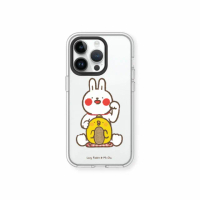 【RHINOSHIELD 犀牛盾】iPhone 12/12 Pro/12 Pro Max/Clear透明防摔手機殼/招財(懶散兔與啾先生)