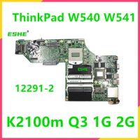 12291-2 For Lenovo ThinkPad W541 W540 Laptop Motherboard K2100M Q3 1G 2G Graphics W8P HM87 00HW114 00HW113 04X5333 00HW146