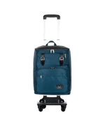 BACKPACK 4 WHEEL TROLLEY BLUE
