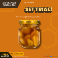 [TRIAL] Madu Bawang Putih Tunggal - 1 Botol 50Gram - Nah Honey