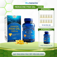 Viên uống dầu cá Omega 3 Alaska - Fish Oil tăng cường thị lực, tốt cho não bộ cho người lớn và trẻ n