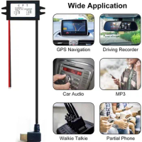 DC 12V-24V to 5V 3A 15W USB C Buck Converter DC-DC Step Down Charging Module Power Adapter for Car driving recorder Mobile Phone