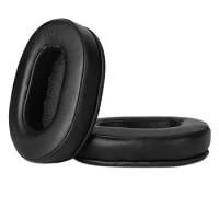 Ear Cushions Memory Foam Earpads Cover Replacement Ear Pads for ATH M50X Fits Audio Technica M40X M30X M20 Black