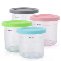 2/4pcs Ice Cream Pints Cup Ice Cream Containers With Lids For Ninja Creami Pints For Nc301 Nc300 Nc299amz Series Ice Cream Maker