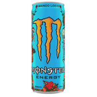 P-Monster魔爪 芒果狂歡能量碳酸飲料 355ml(24入/箱)❤️