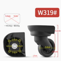 Luggage wheel replacement air luggage universal wheel caster repair shock absorption 20 inch 26 inch